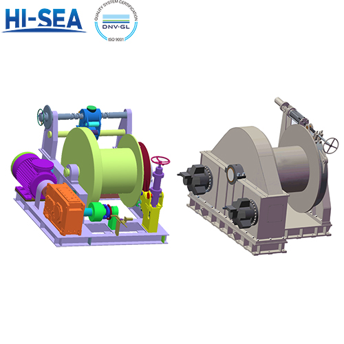 The difference between marine electric winch and hydraulic winch